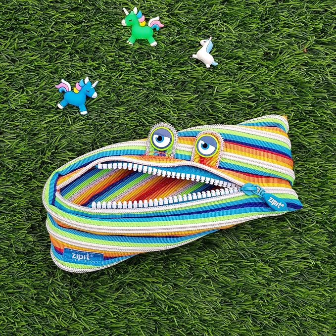 ZIPIT Monster Pencil Case for Kids, Cute Zipper Pouch for Boys Girls and Teens - Image 6