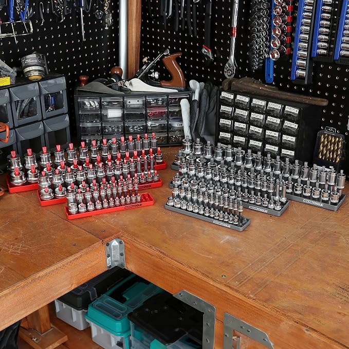 OEMTOOLS 22413 6 Piece SAE and Metric Socket Tray Set, SAE and Metric Socket - Image 10