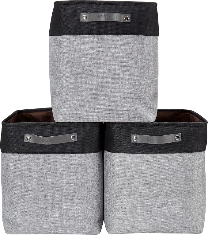 DECOMOMO Extra Large Storage Baskets, 54.5L Fabric Storage Bins by DECOMOMO