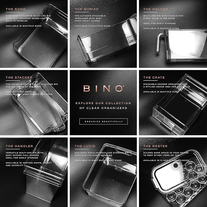 BINO | Plastic Storage Bins, Large - Image 6