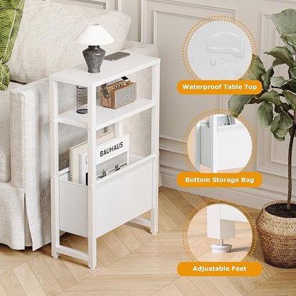 Narrow Side Table, Slim End Table - Image 4