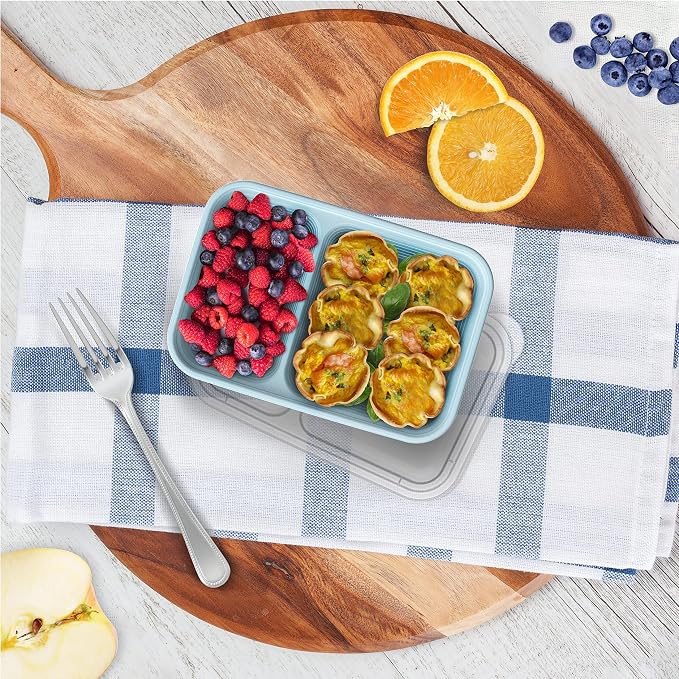 Bentgo Prep - 2-Compartment Snack Containers - Reusable, Microwaveable - Image 6