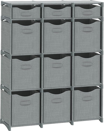 12 Cube Closet Organizers And Storage | Includes All Storage Cube Bins | Easy by Neaterize