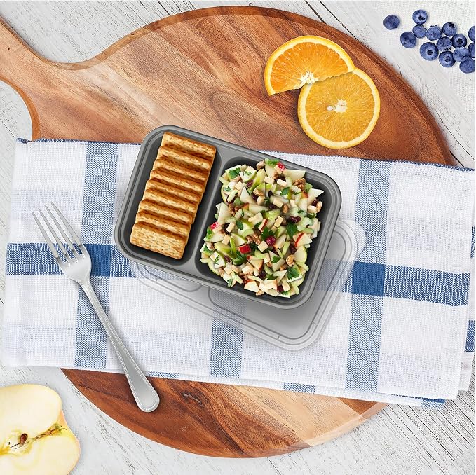 Bentgo Prep - 2-Compartment Snack Containers - Reusable, Microwaveable - Image 6
